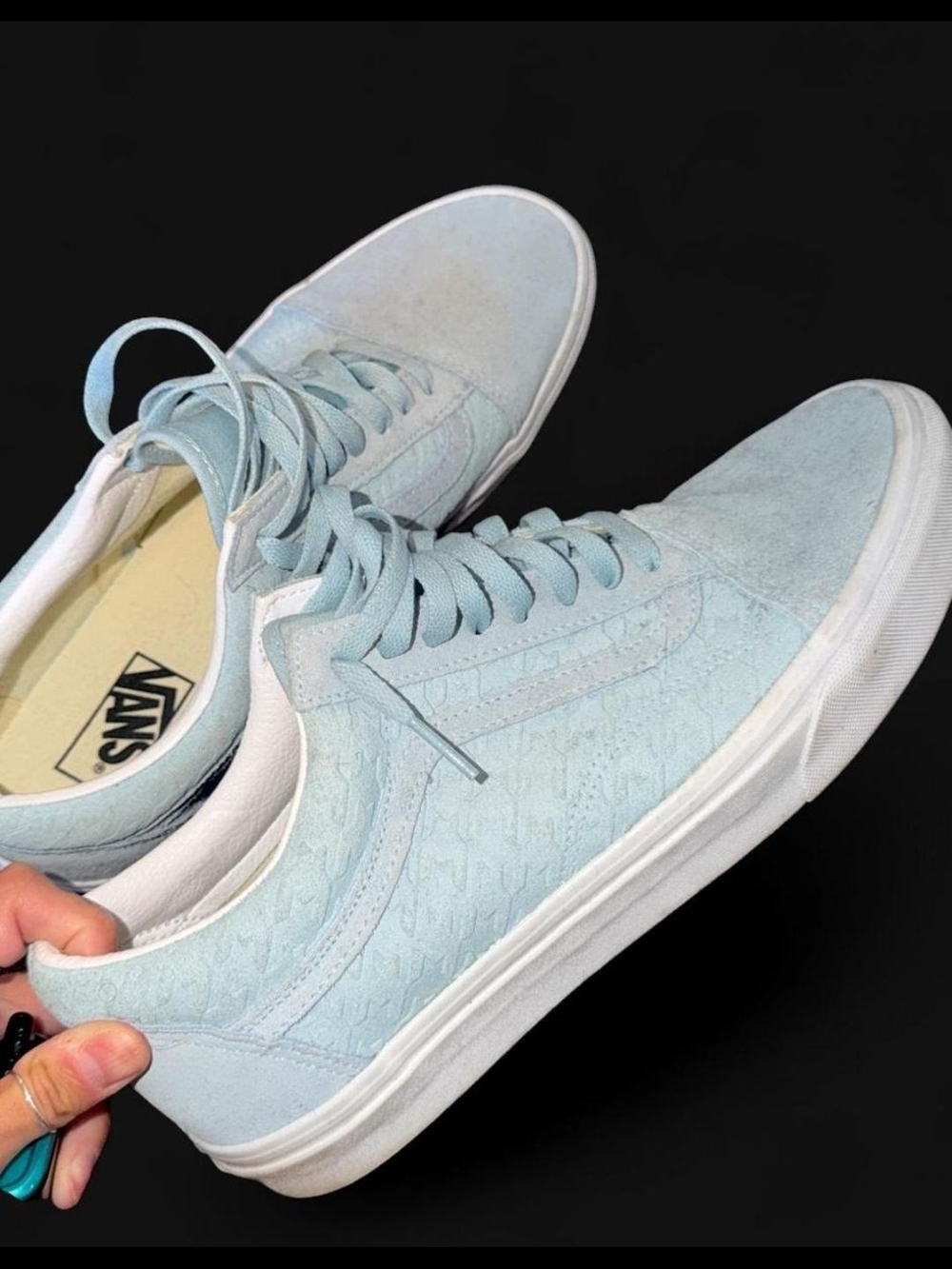 Vans Light Blue Low-Top Sneakers
